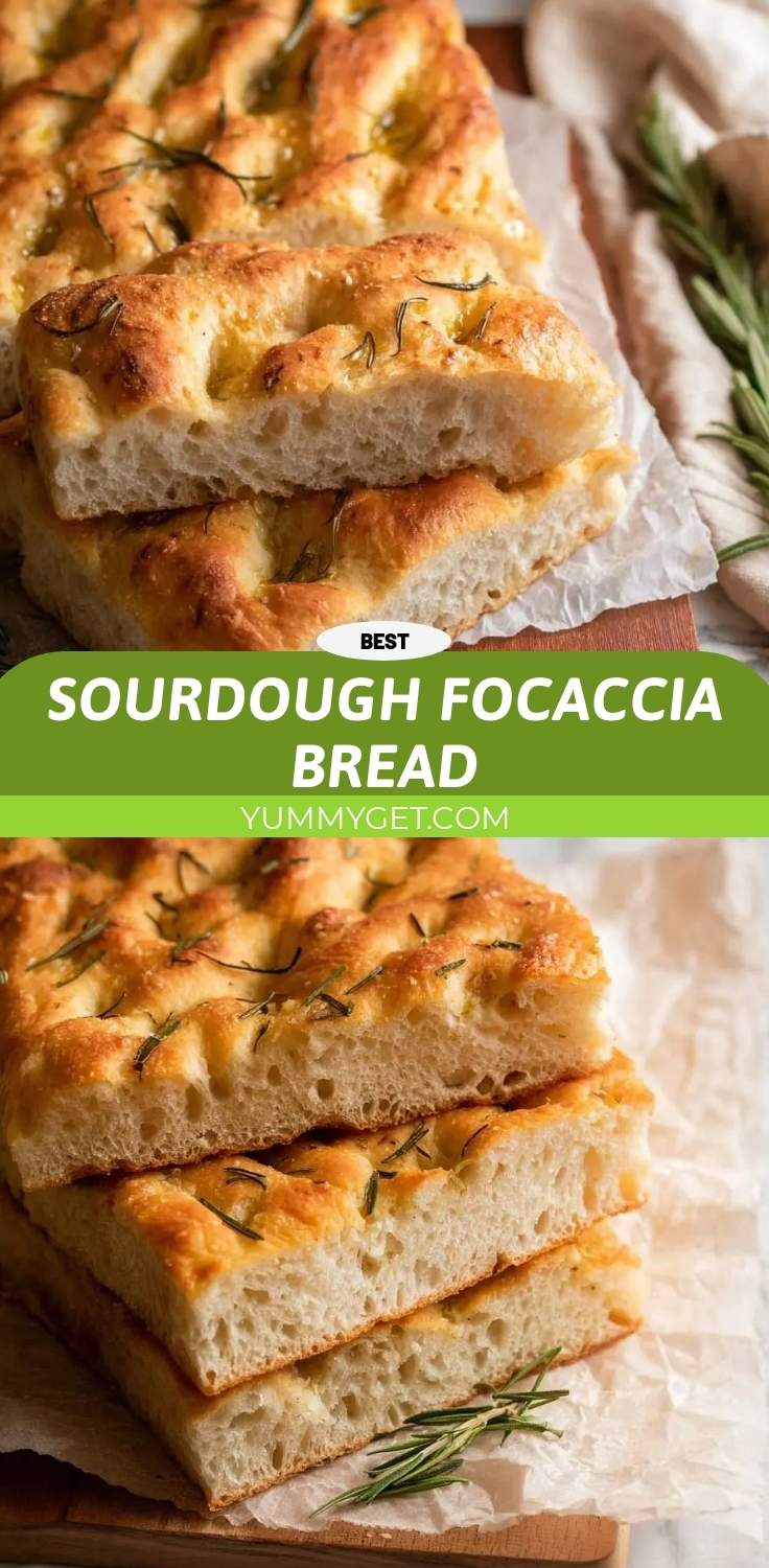 sourdough focaccia bread pinterest