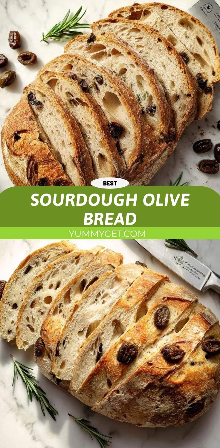 sourdough olive bread pinterest