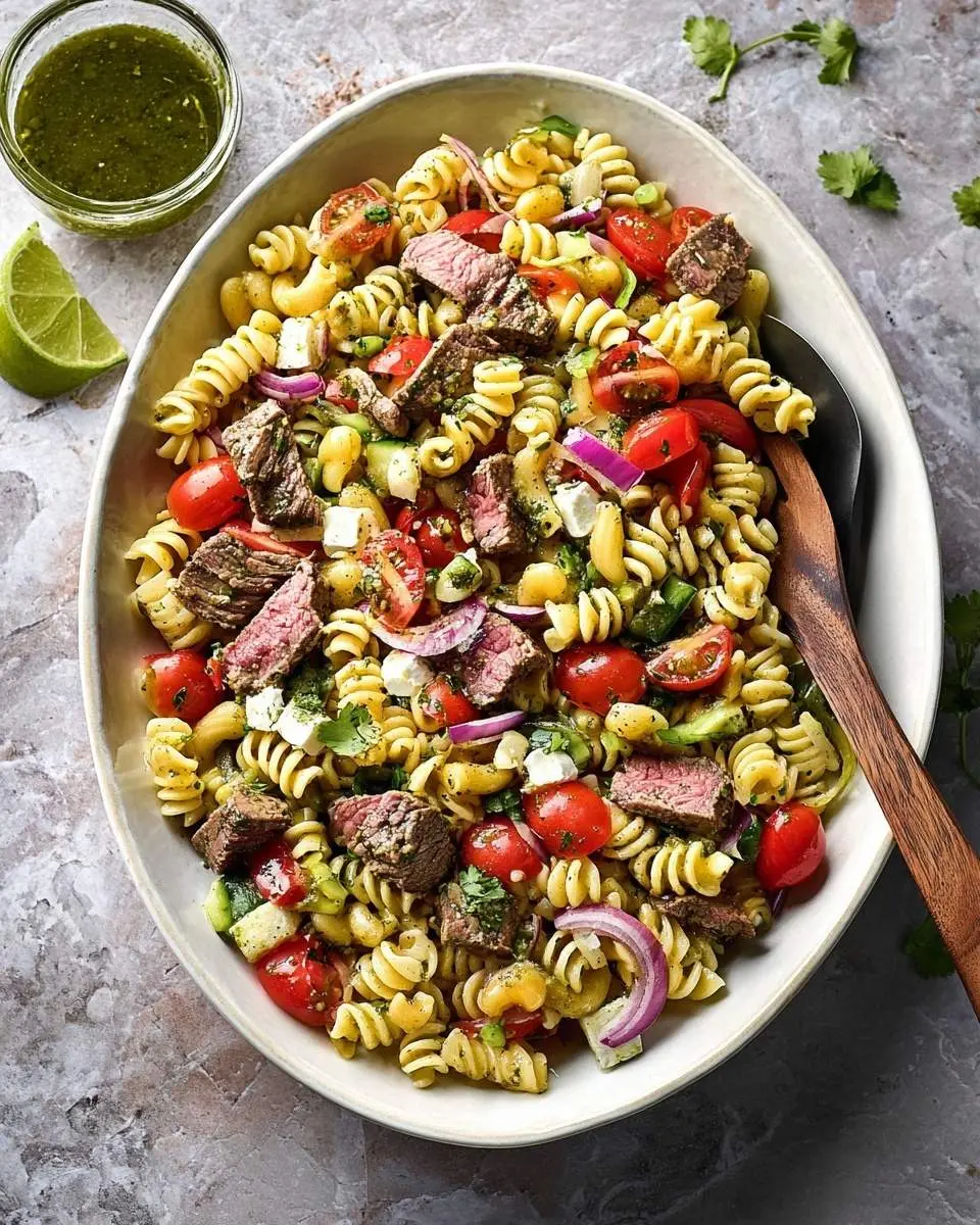 steak pasta salad recipe recipe 1