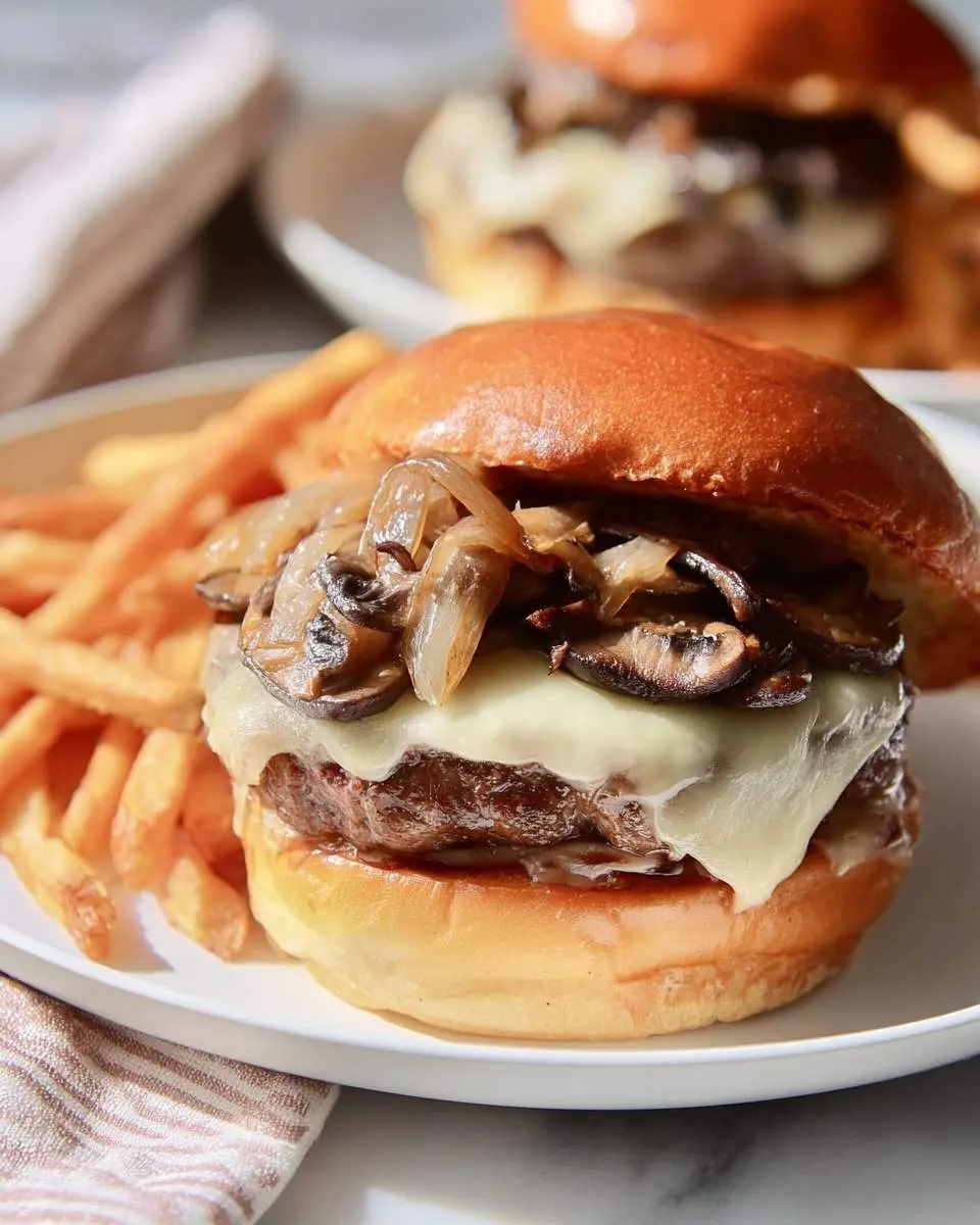 swiss mushroom melt sandwich recipe