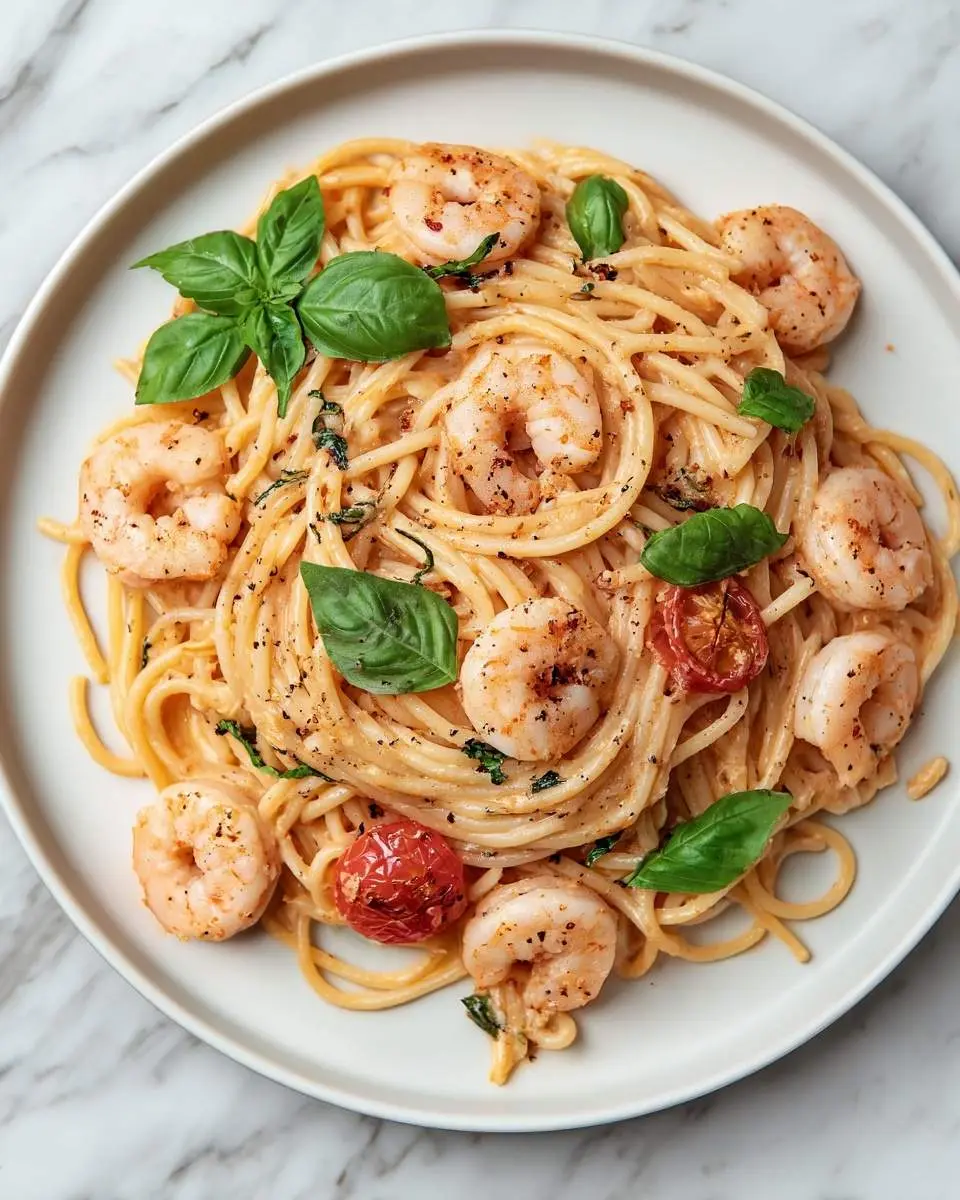 tomato basil shrimp pasta recipe 1
