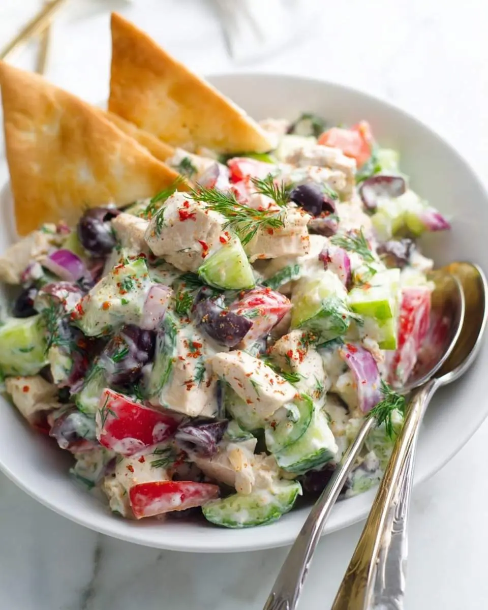 tzatziki chicken salad recipe
