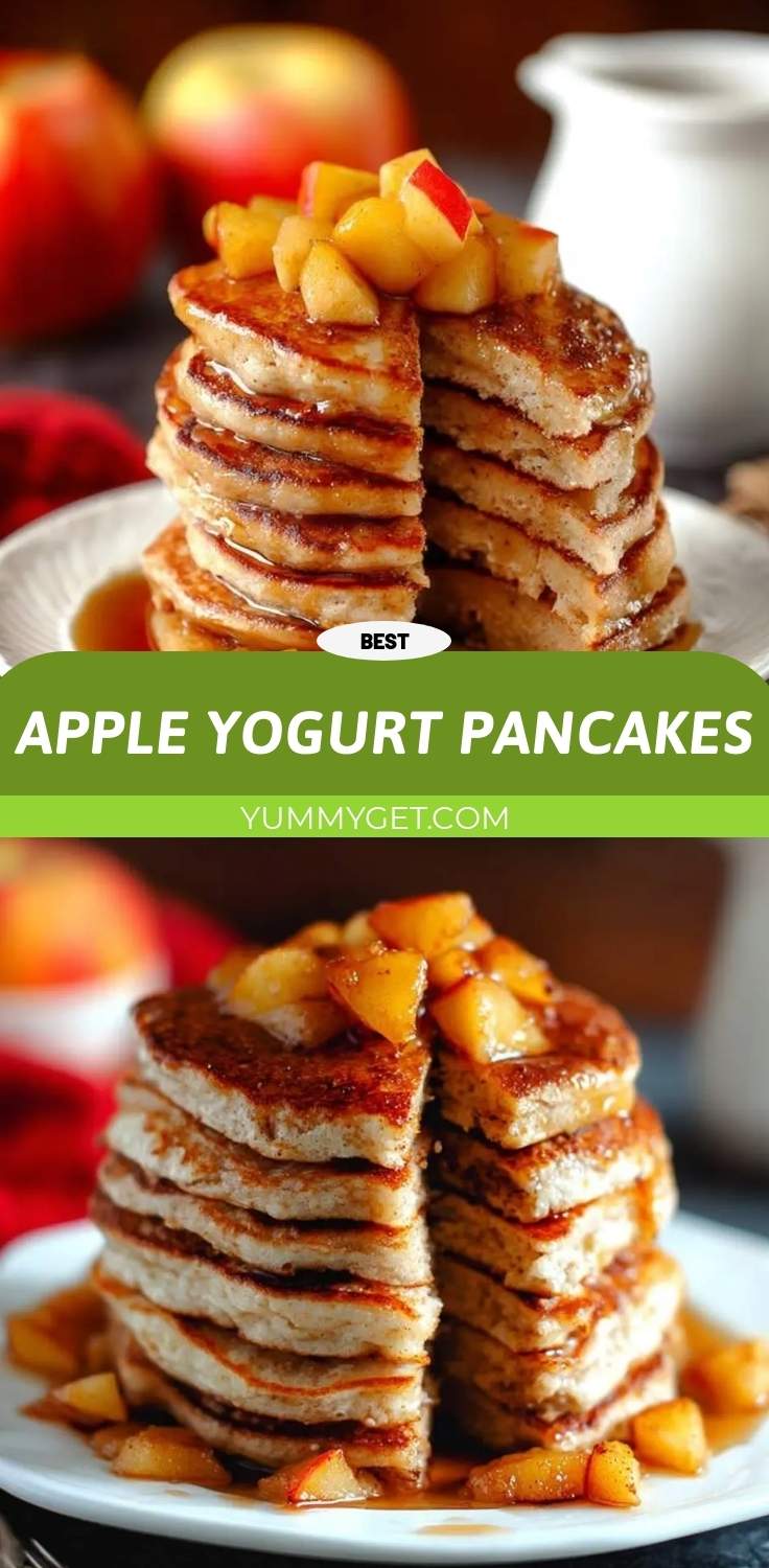 apple yogurt pancakes pinterest