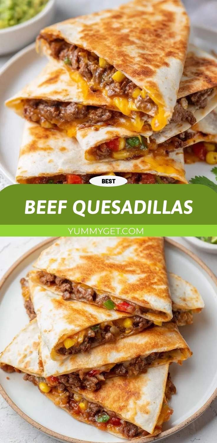beef quesadillas pinterest