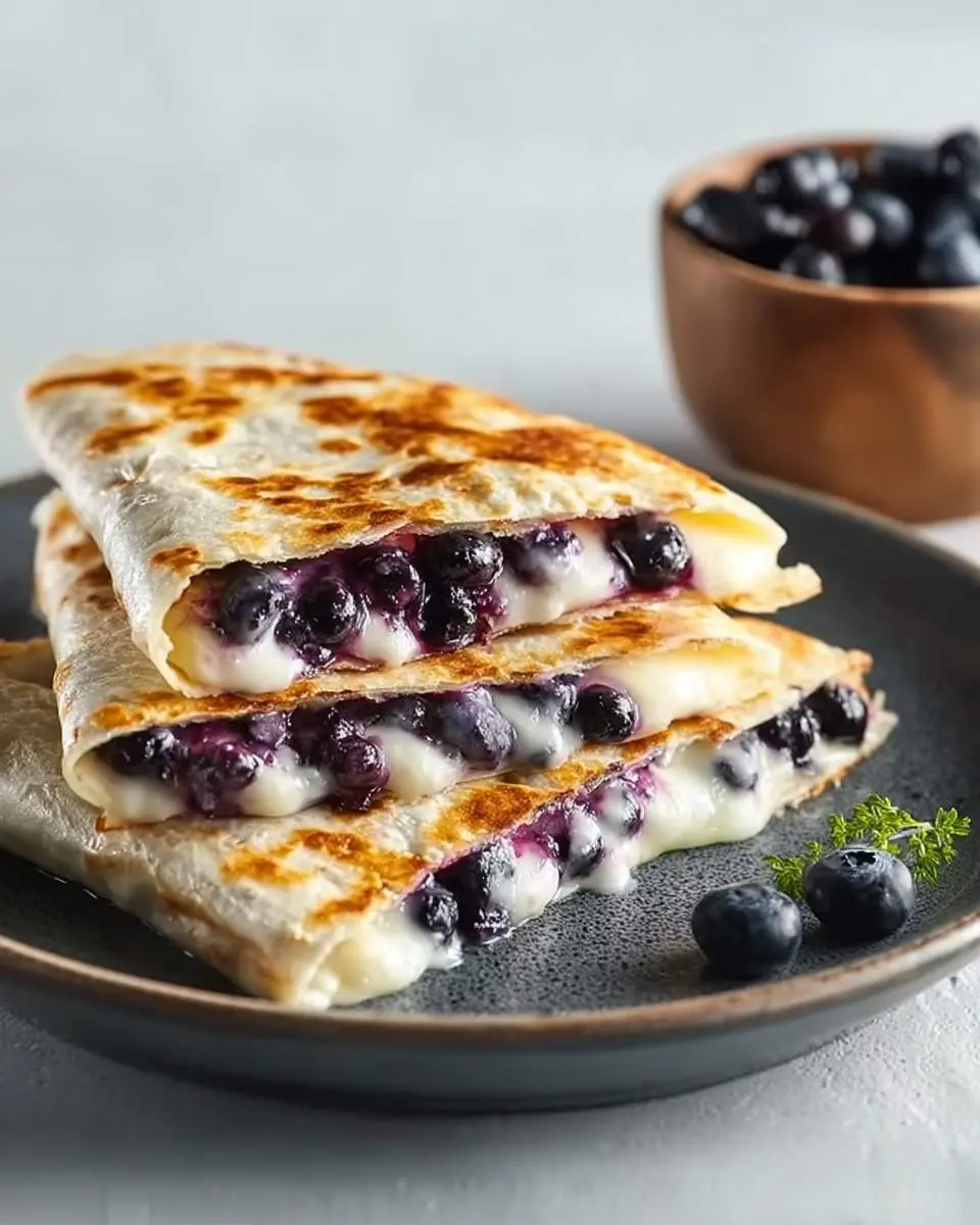 blueberry breakfast quesadilla recipe