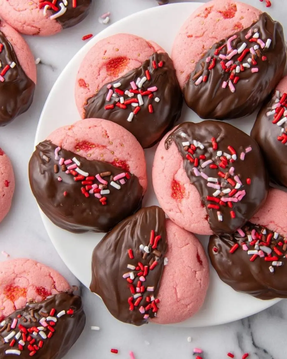 chocolate covered strawberry cookies recipe 1