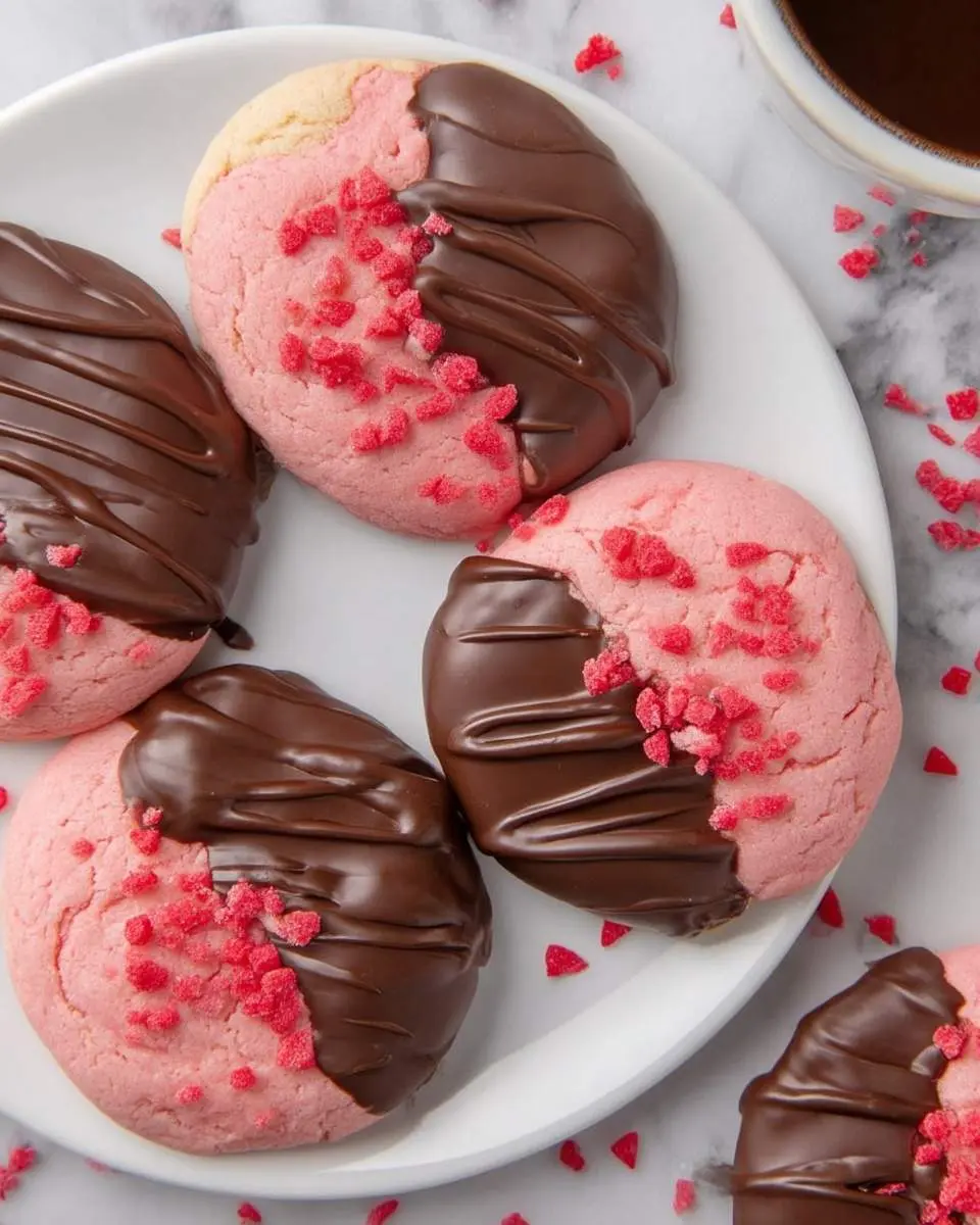 chocolate covered strawberry cookies recipe
