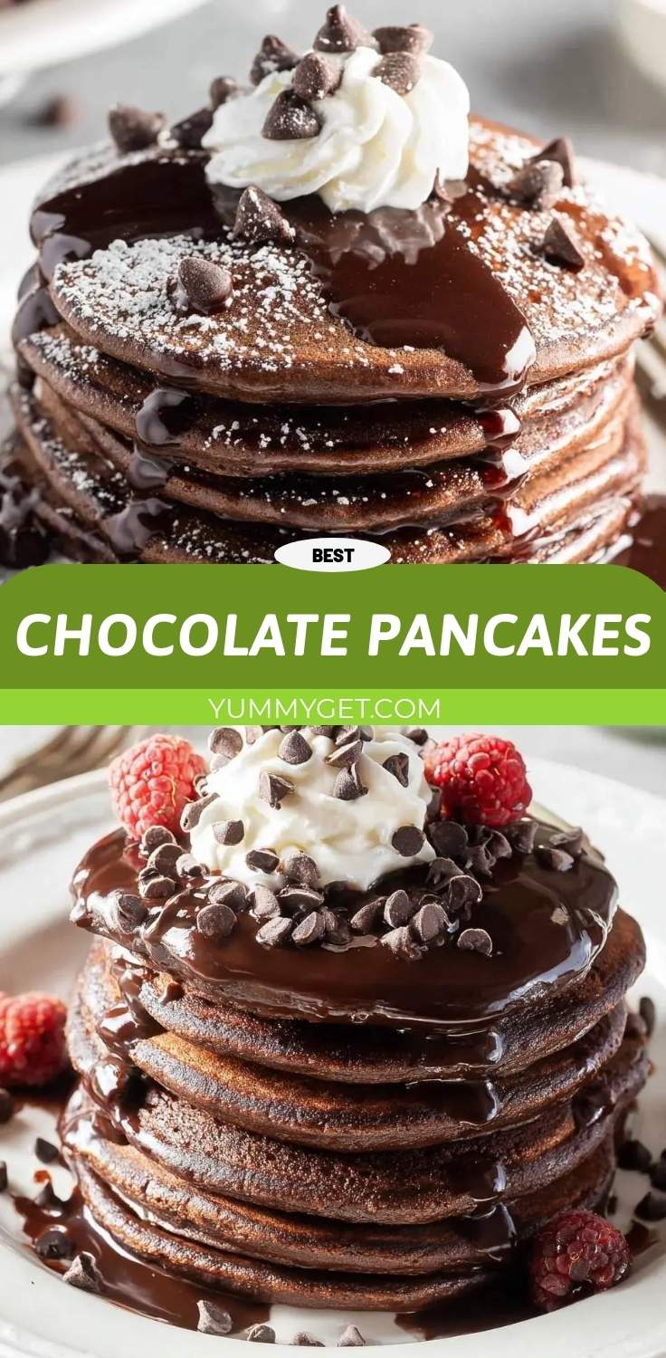 chocolate pancakes pinterest