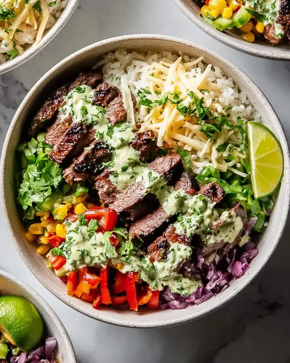 cilantro lime steak bowls recipe 1