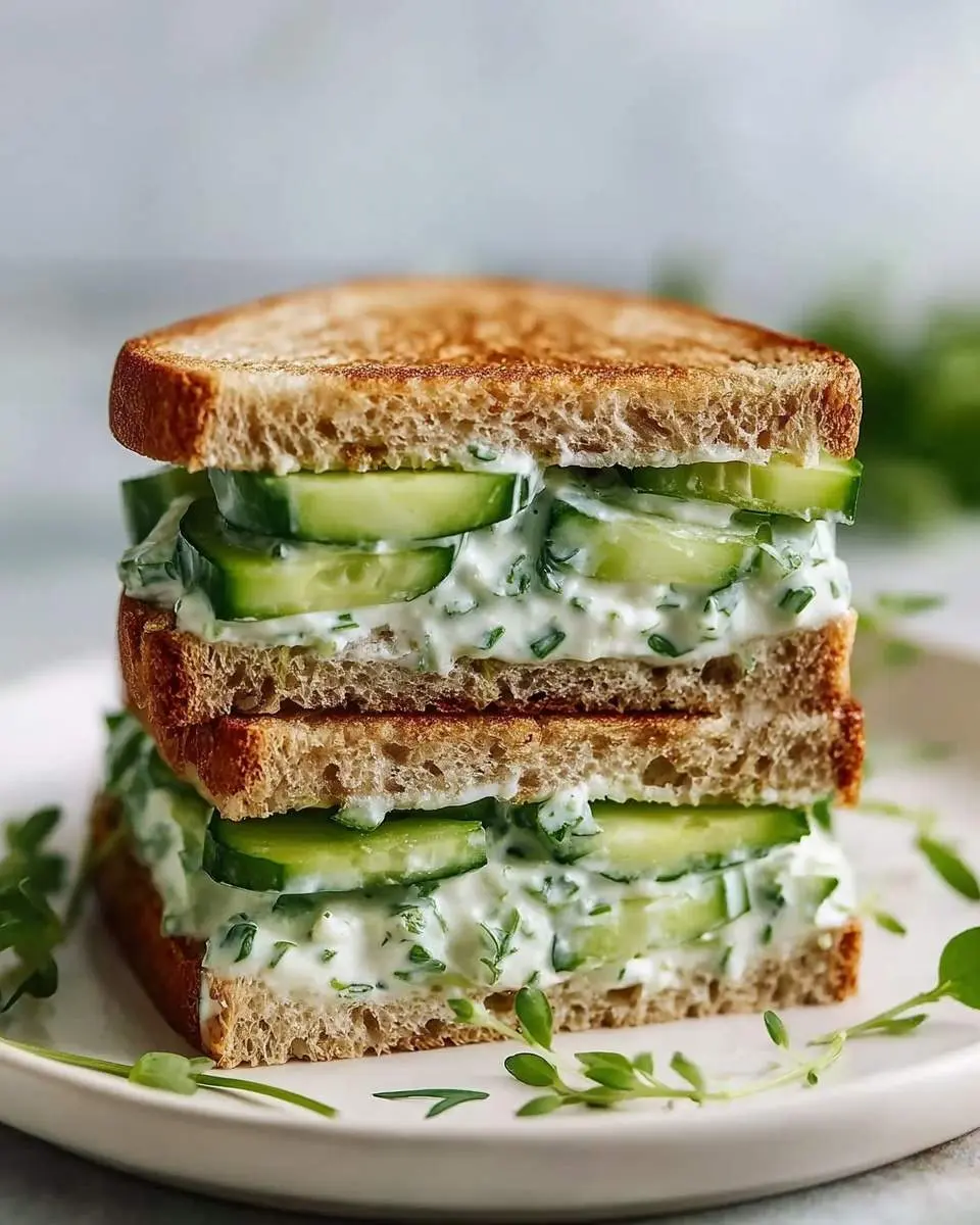 cucumber salad sandwiches recipe