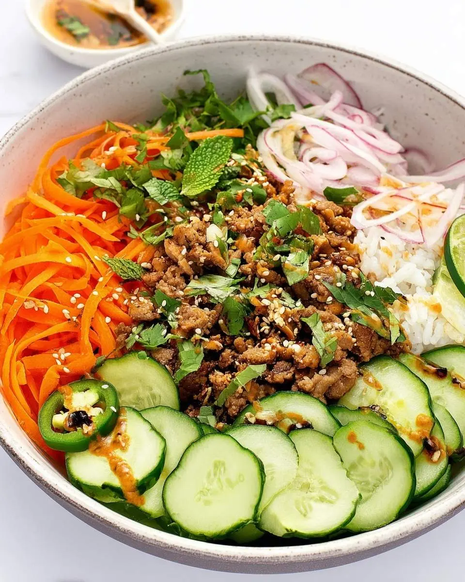 healthy banh mi bowl recipe 1