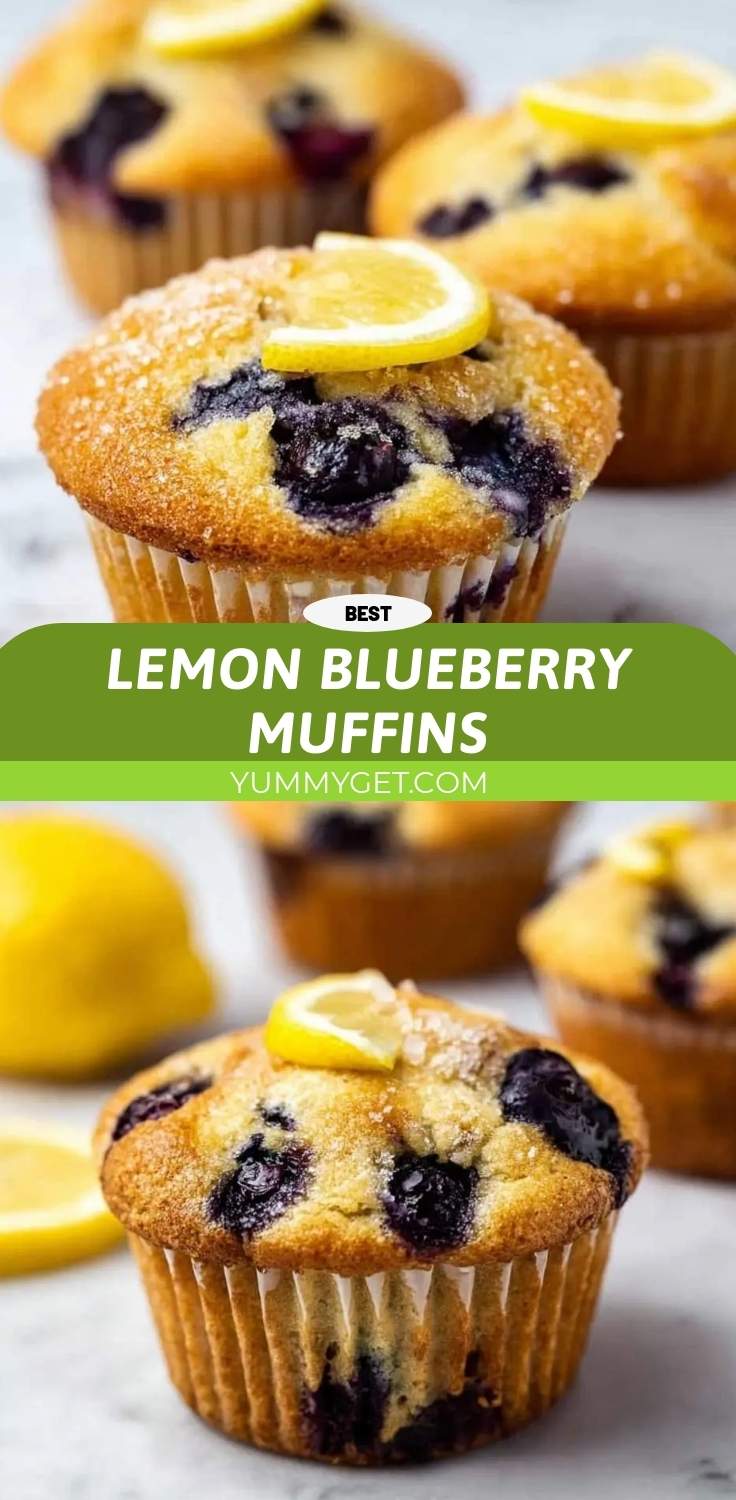 lemon blueberry muffins pinterest