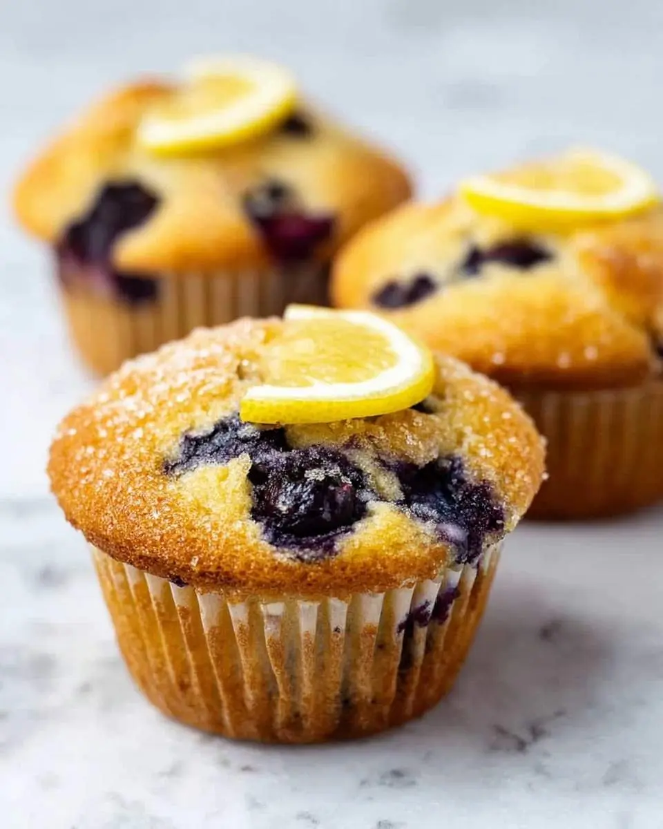 lemon blueberry muffins recipe 1