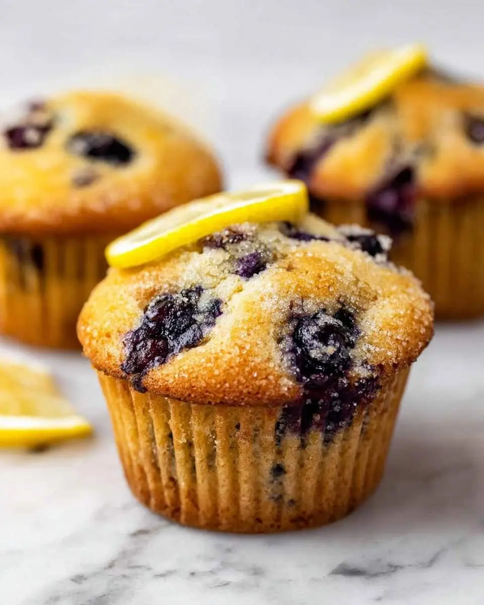 lemon blueberry muffins recipe