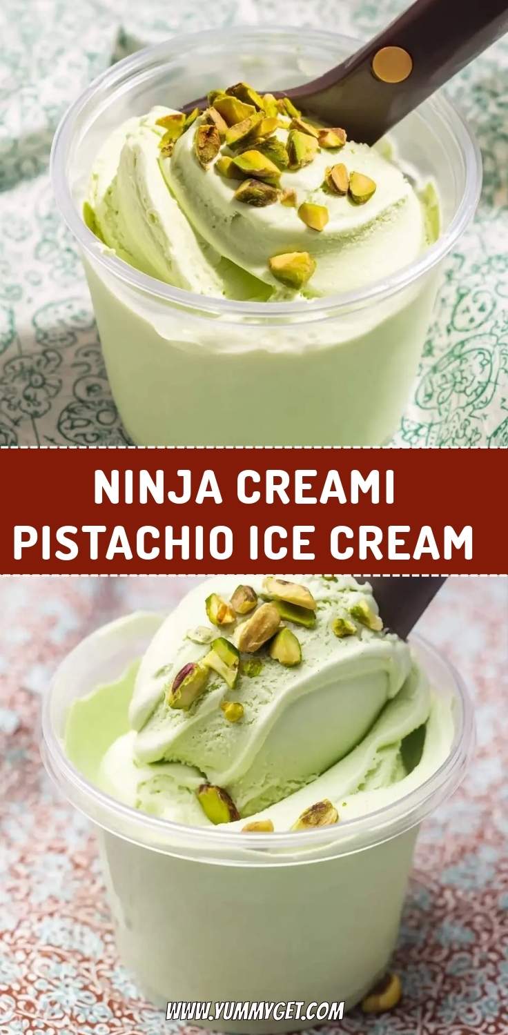 ninja creami pistachio ice cream pinterest