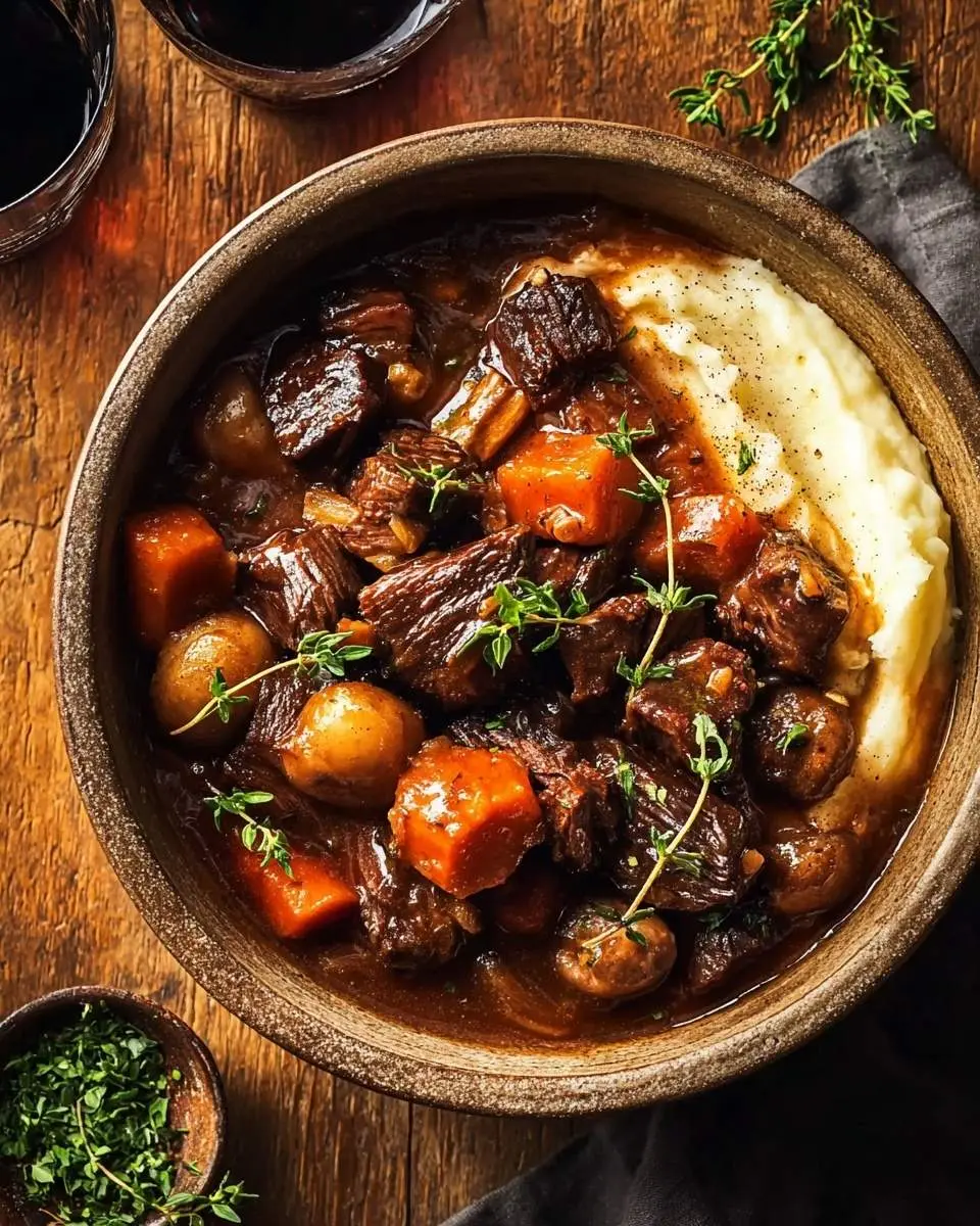 one pot beef bourguignon recipe