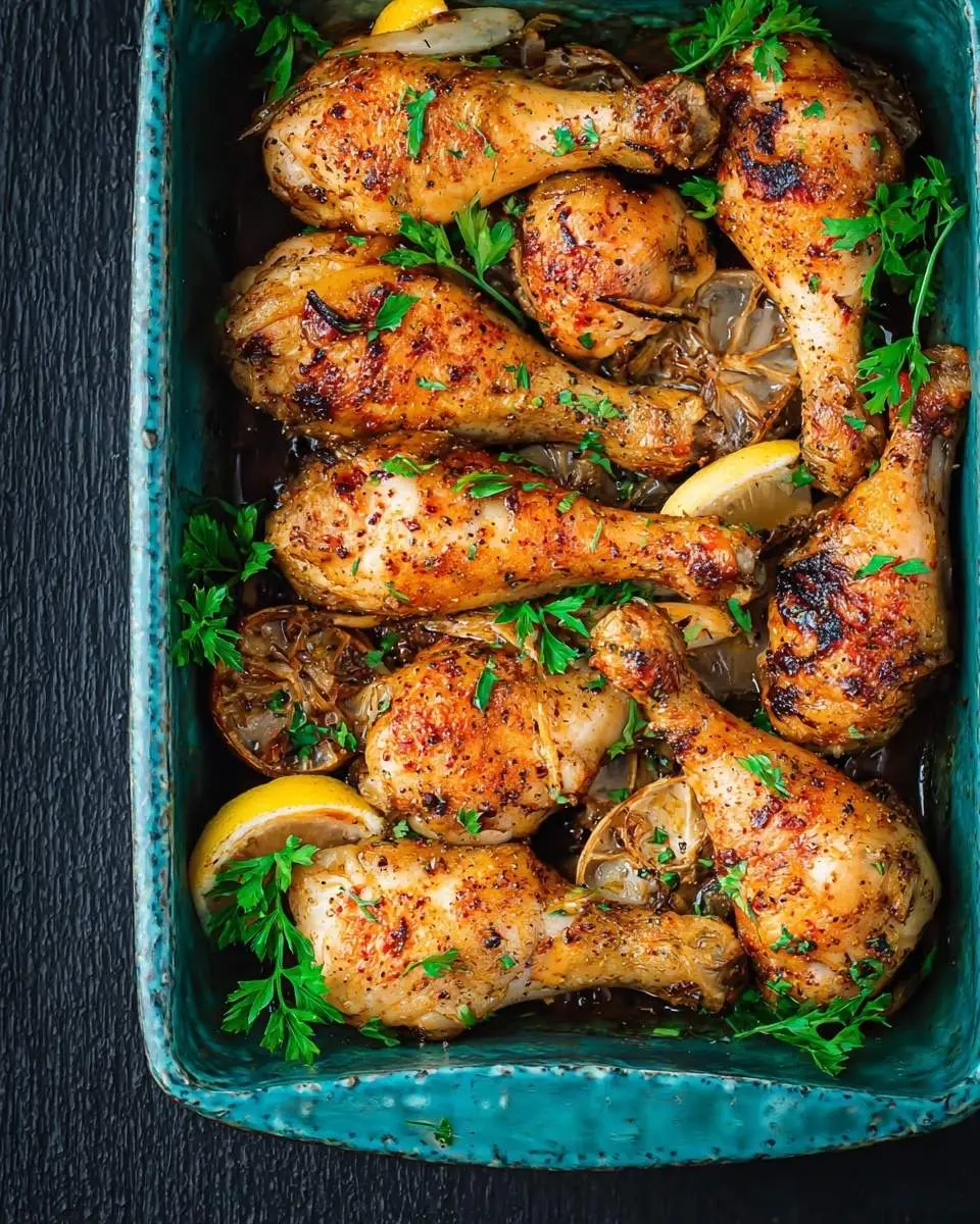 oven roasted chicken drumsticks recipe 1