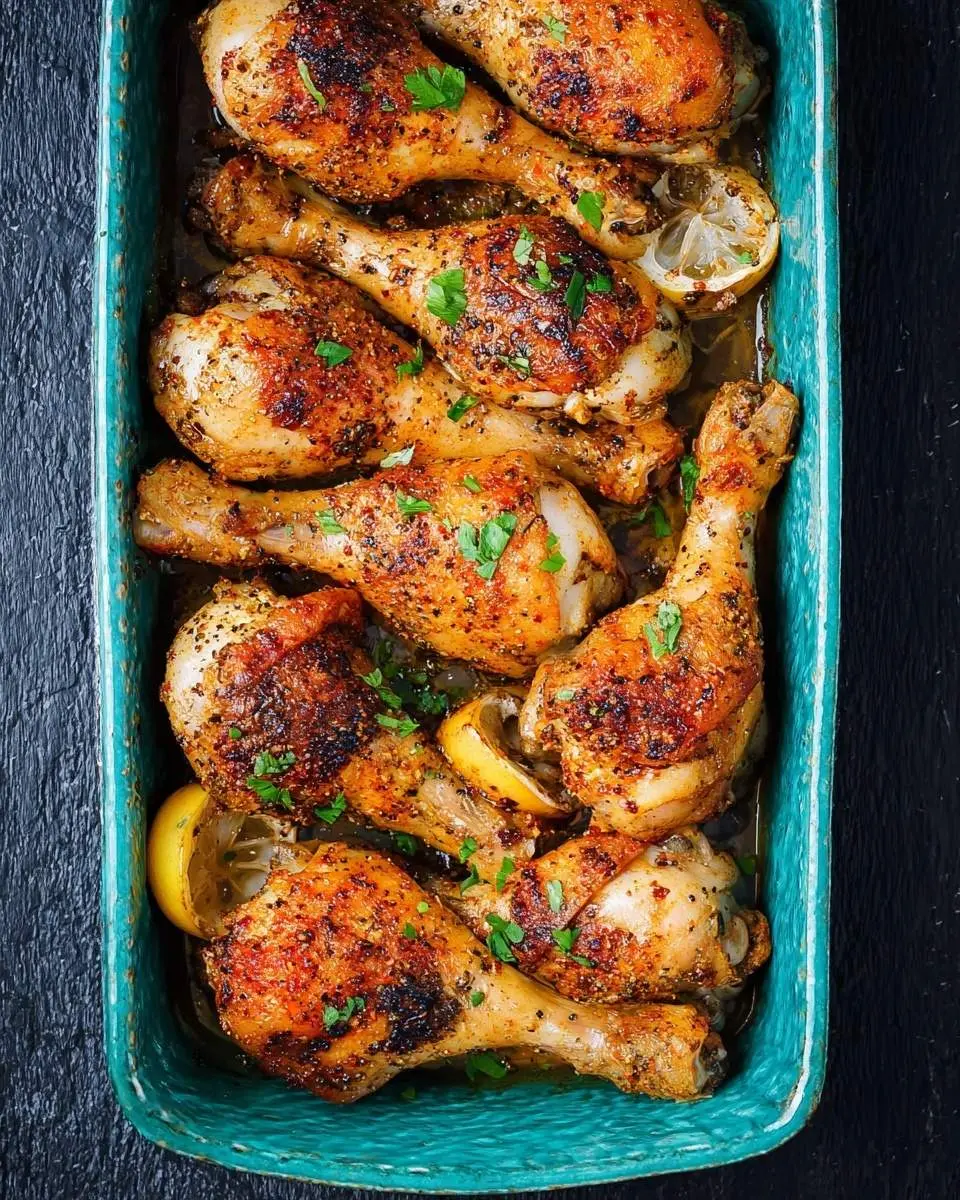 oven roasted chicken drumsticks recipe