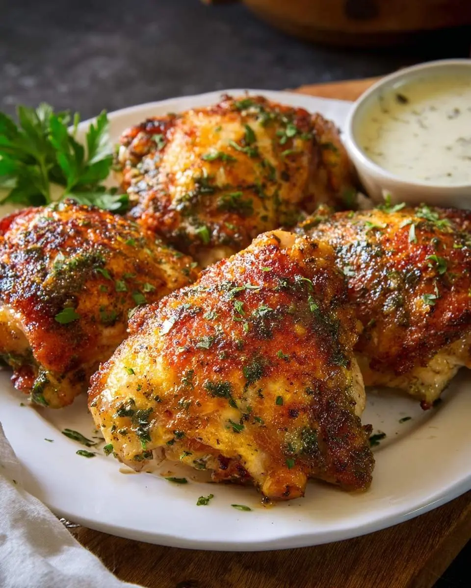 ranch chicken thighs bake recipe 1
