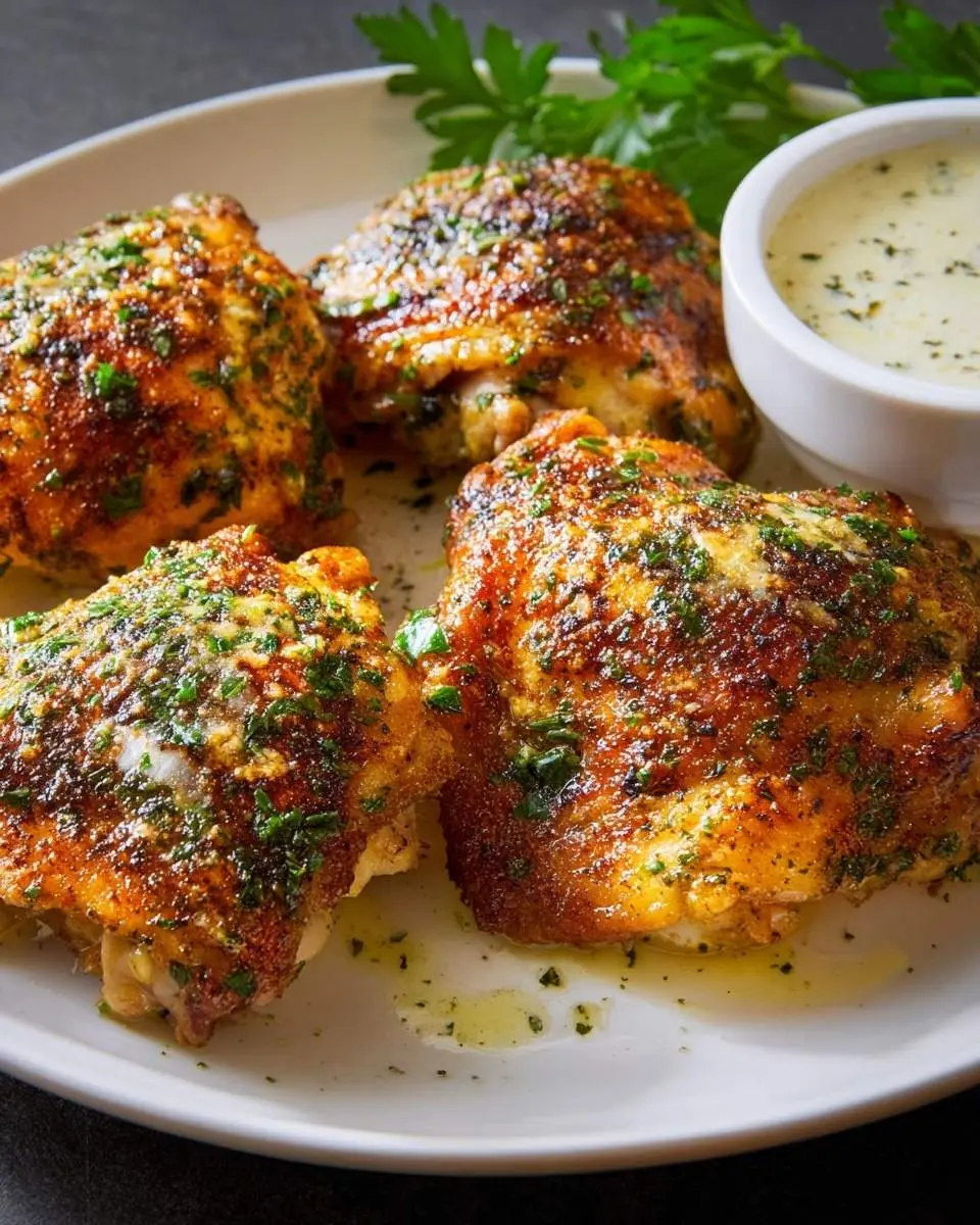 ranch chicken thighs bake recipe