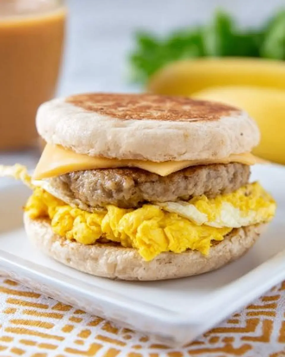 sausage egg and cheese breakfast sandwich recipe 1