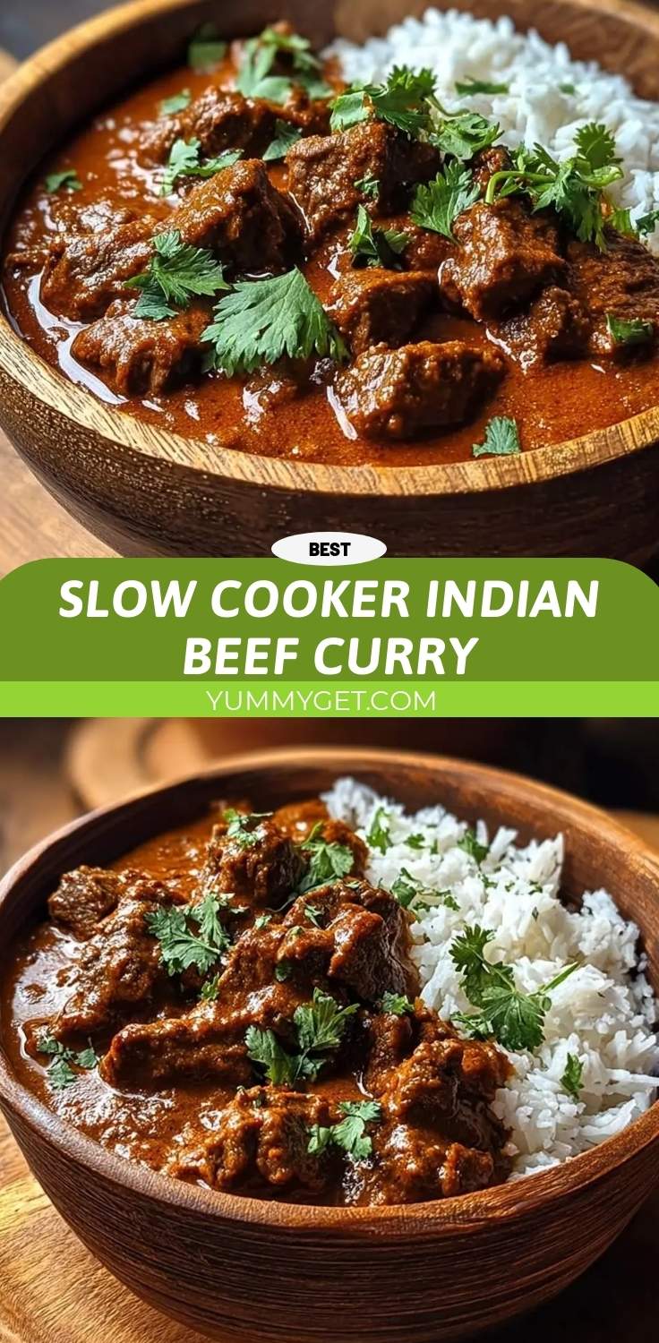 slow cooker indian beef curry pinterest