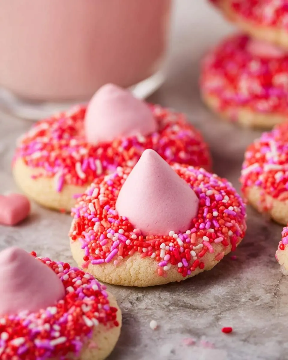 strawberry kiss cookies recipe 1