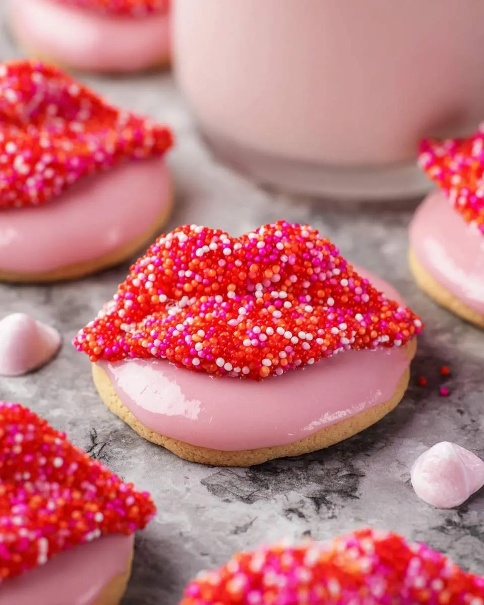 strawberry kiss cookies recipe