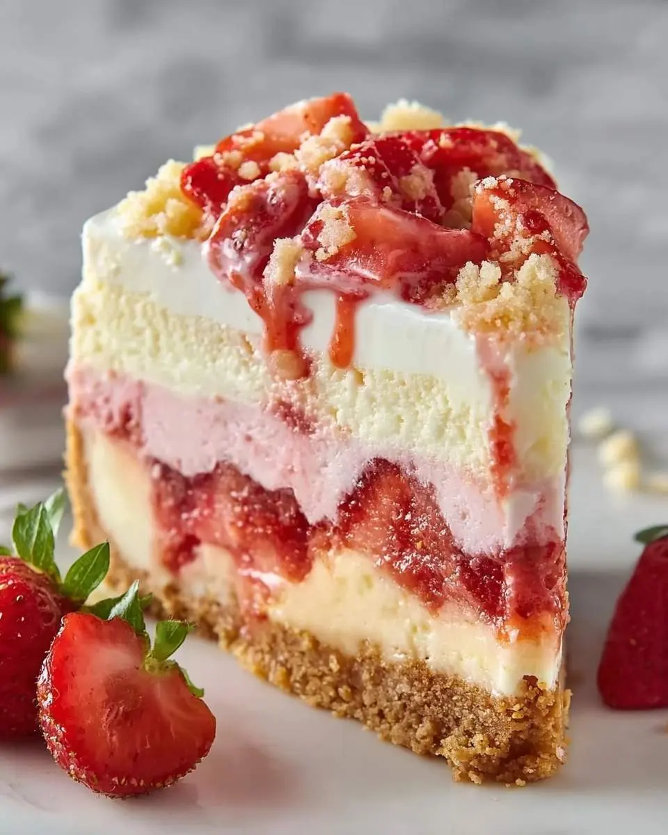 strawberry shortcake cheesecake recipe