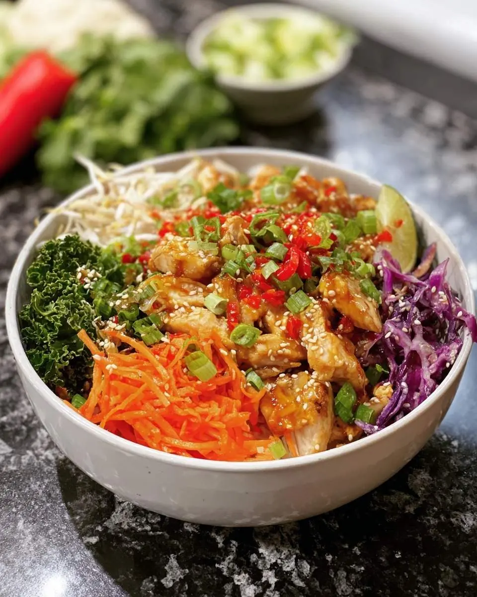 sweet chili chicken bowl recipe 1