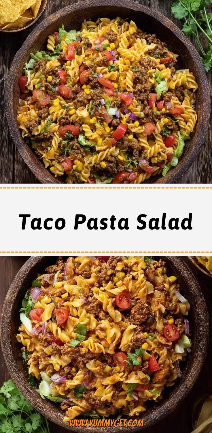 taco pasta salad pinterest
