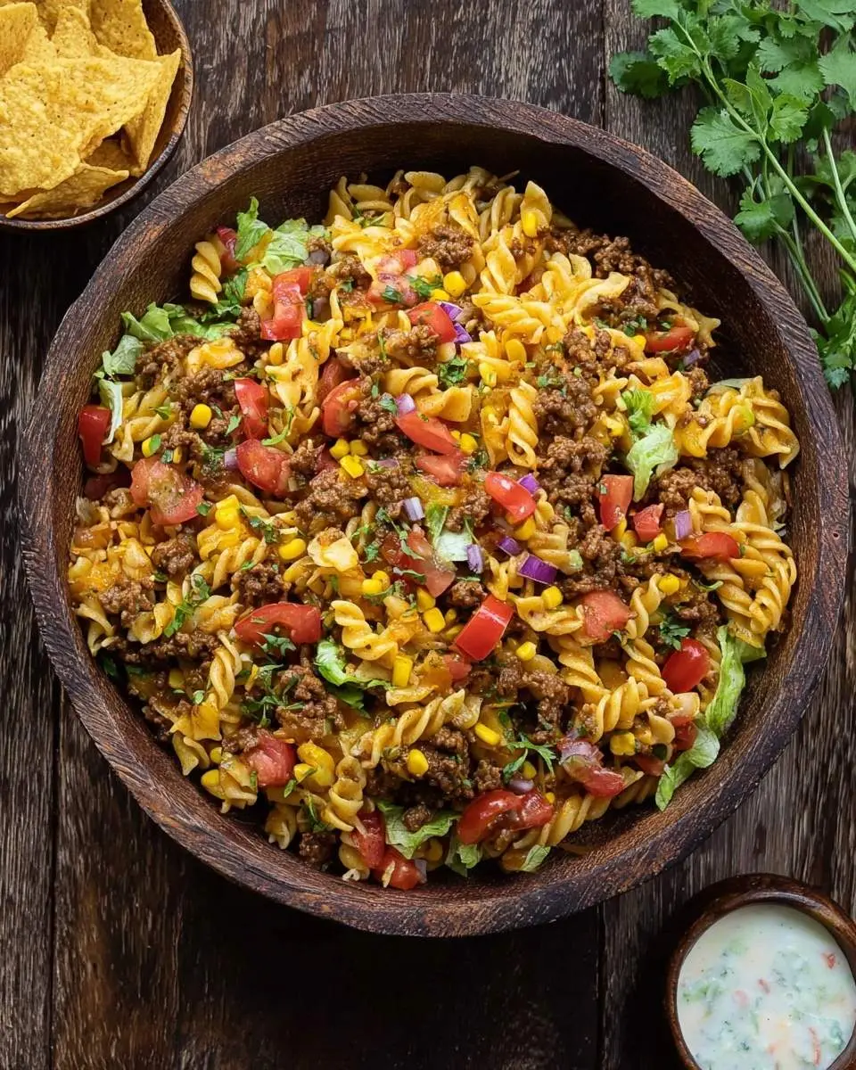 taco pasta salad recipe 1