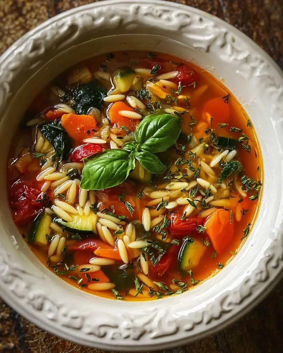 vegetable orzo soup recipe 1