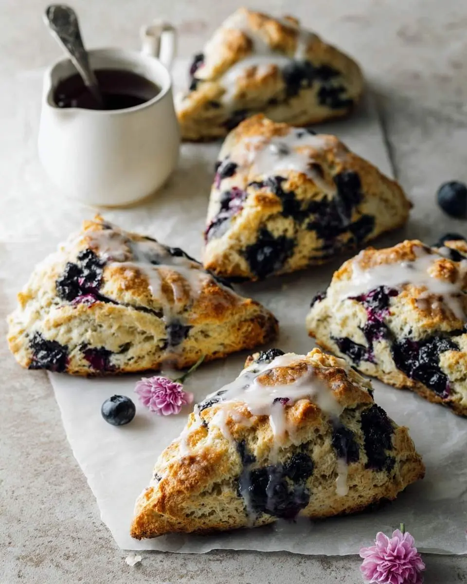 blueberry sourdough scones recipe 1