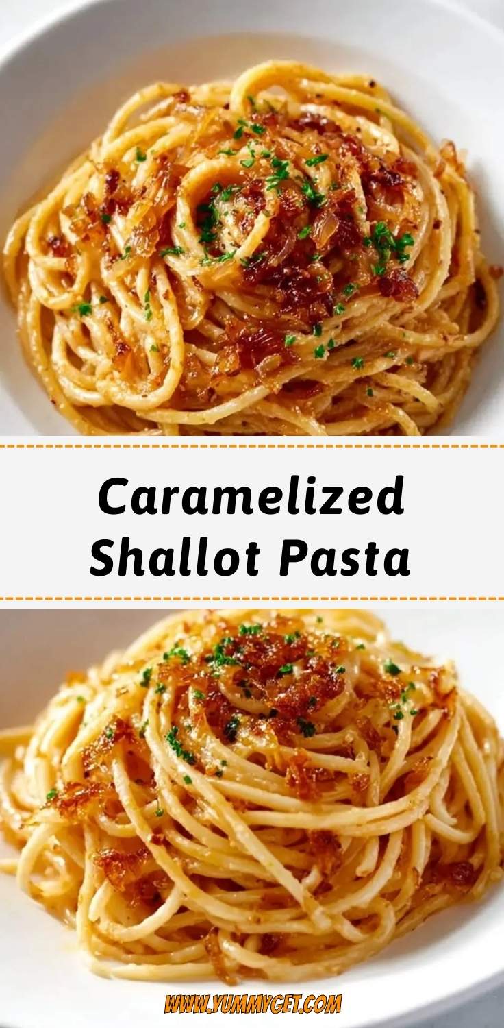 caramelized shallot pasta pinterest 1
