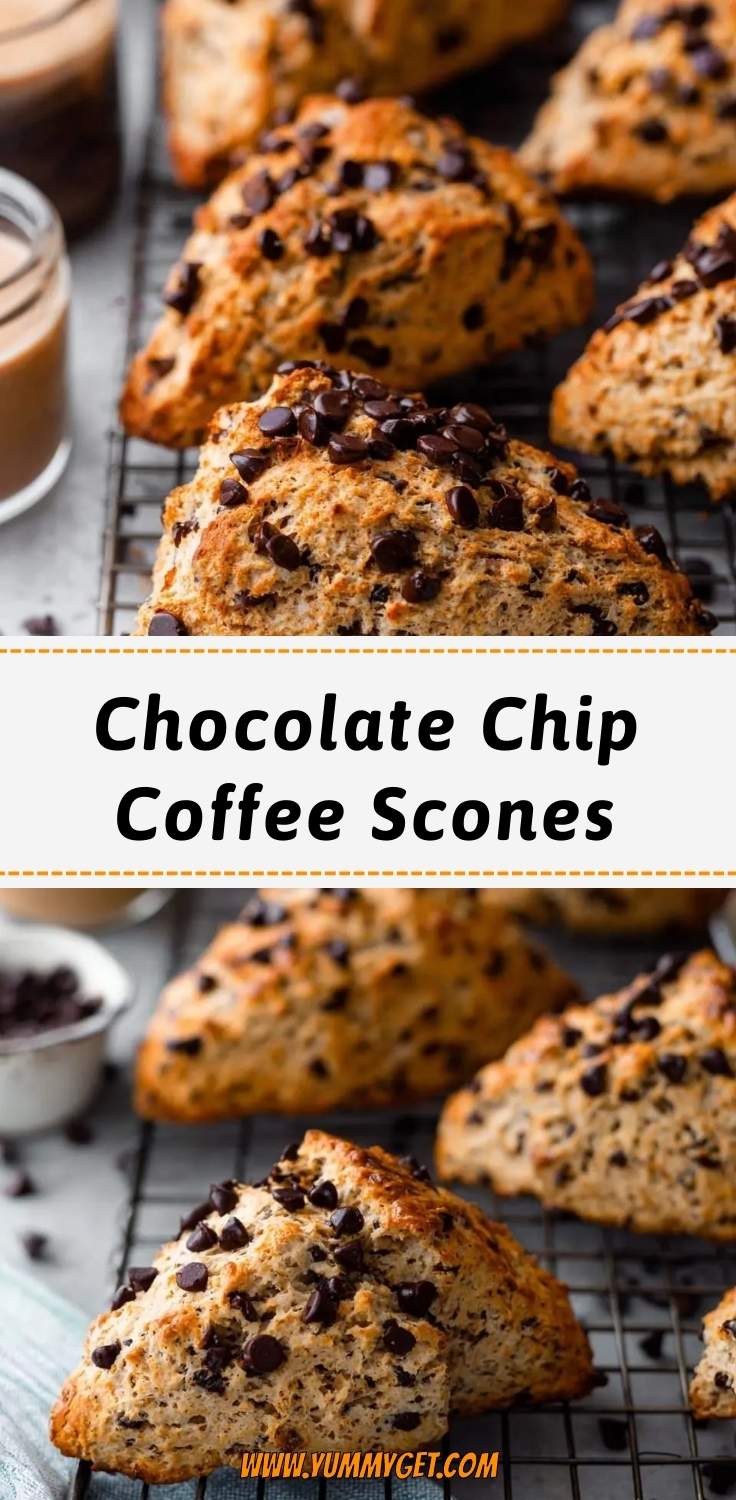 chocolate chip coffee scones pinterest