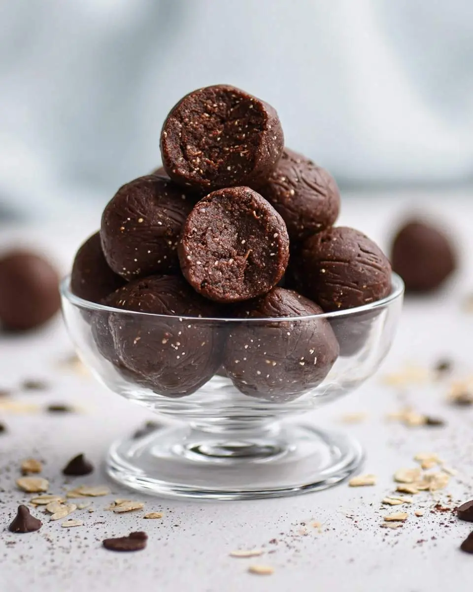 double chocolate energy balls recipe