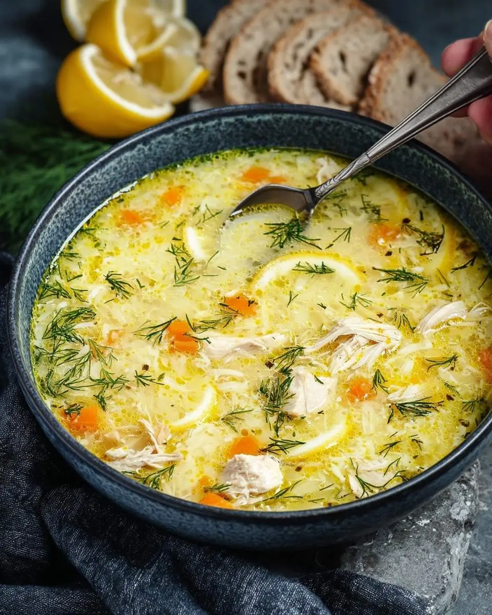 greek lemon chicken soup recipe 1