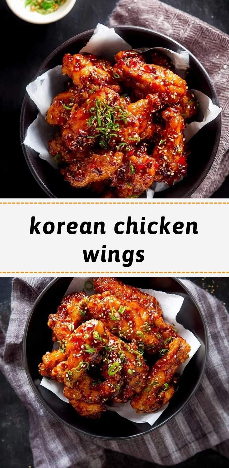 korean chicken wings pinterest