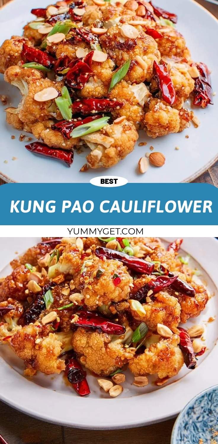 kung pao cauliflower pinterest