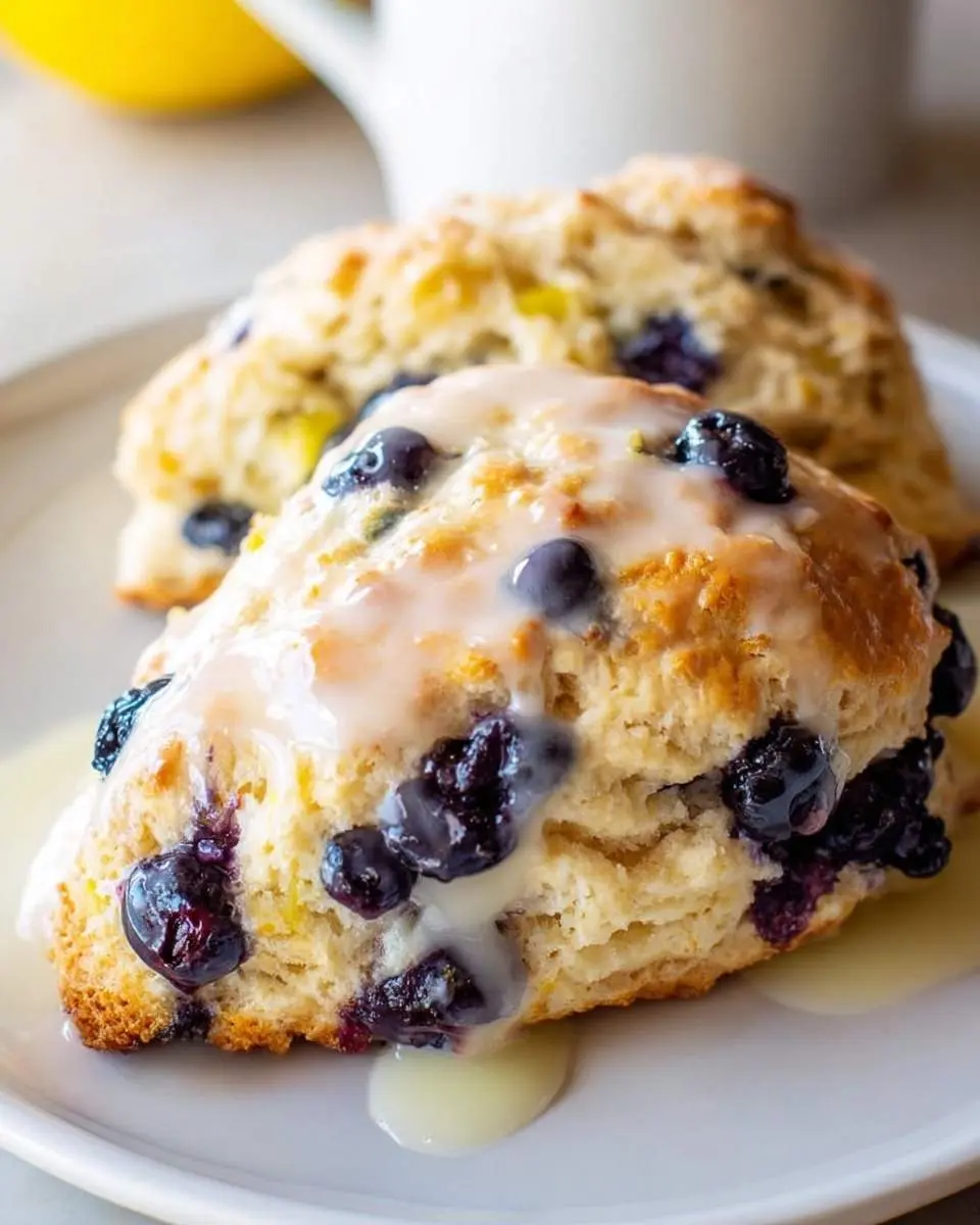 lemon blueberry scones recipe 1