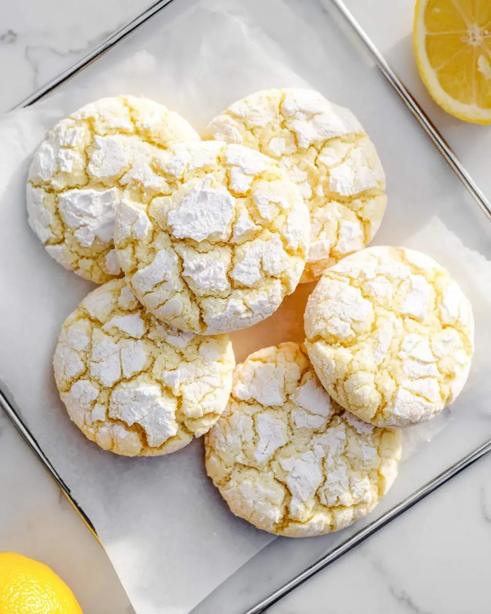 lemon crinkle cookies recipe 1