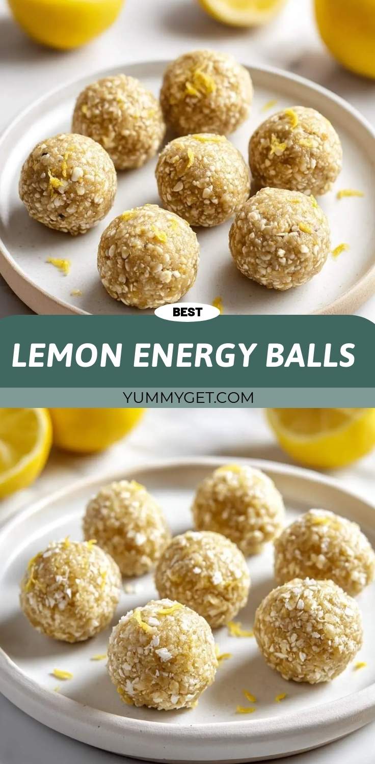 lemon energy balls pinterest