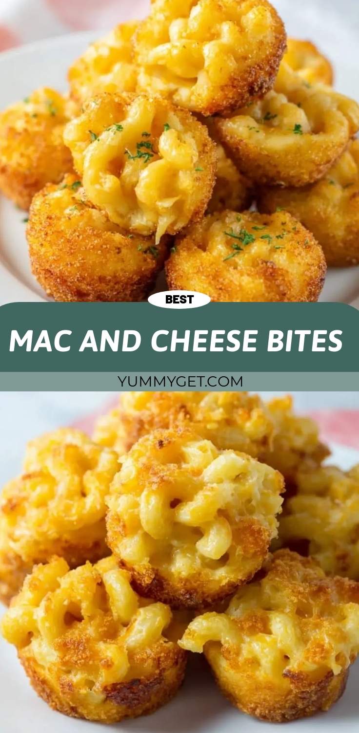 mac and cheese bites pinterest