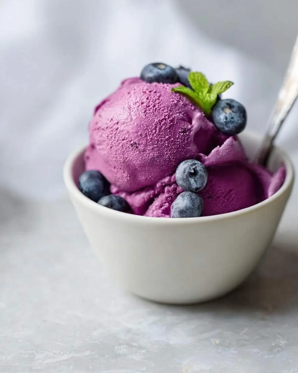 ninja creami blueberry frozen yogurt recipe 1