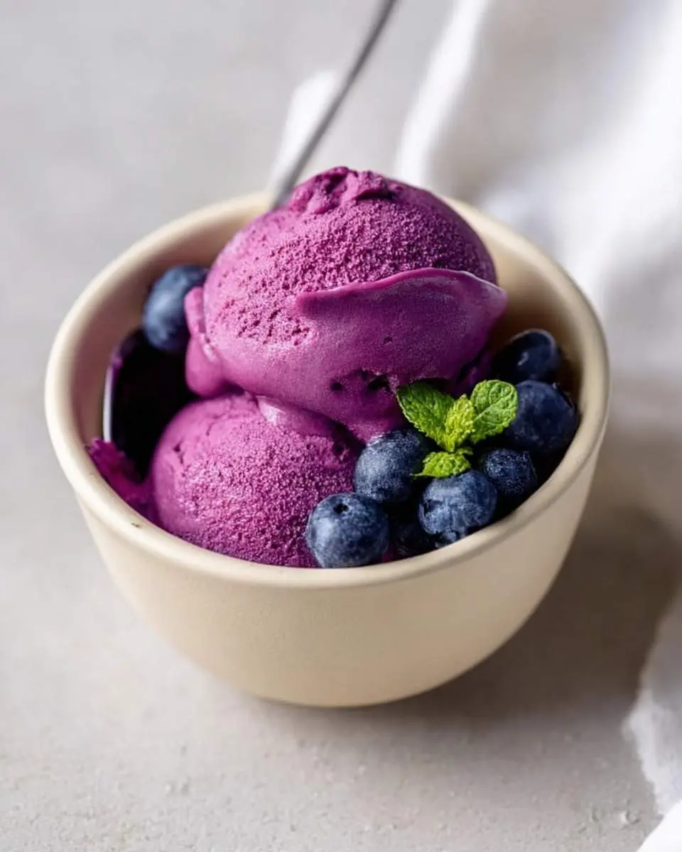 ninja creami blueberry frozen yogurt recipe