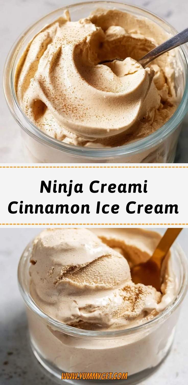 ninja creami cinnamon ice cream pinterest