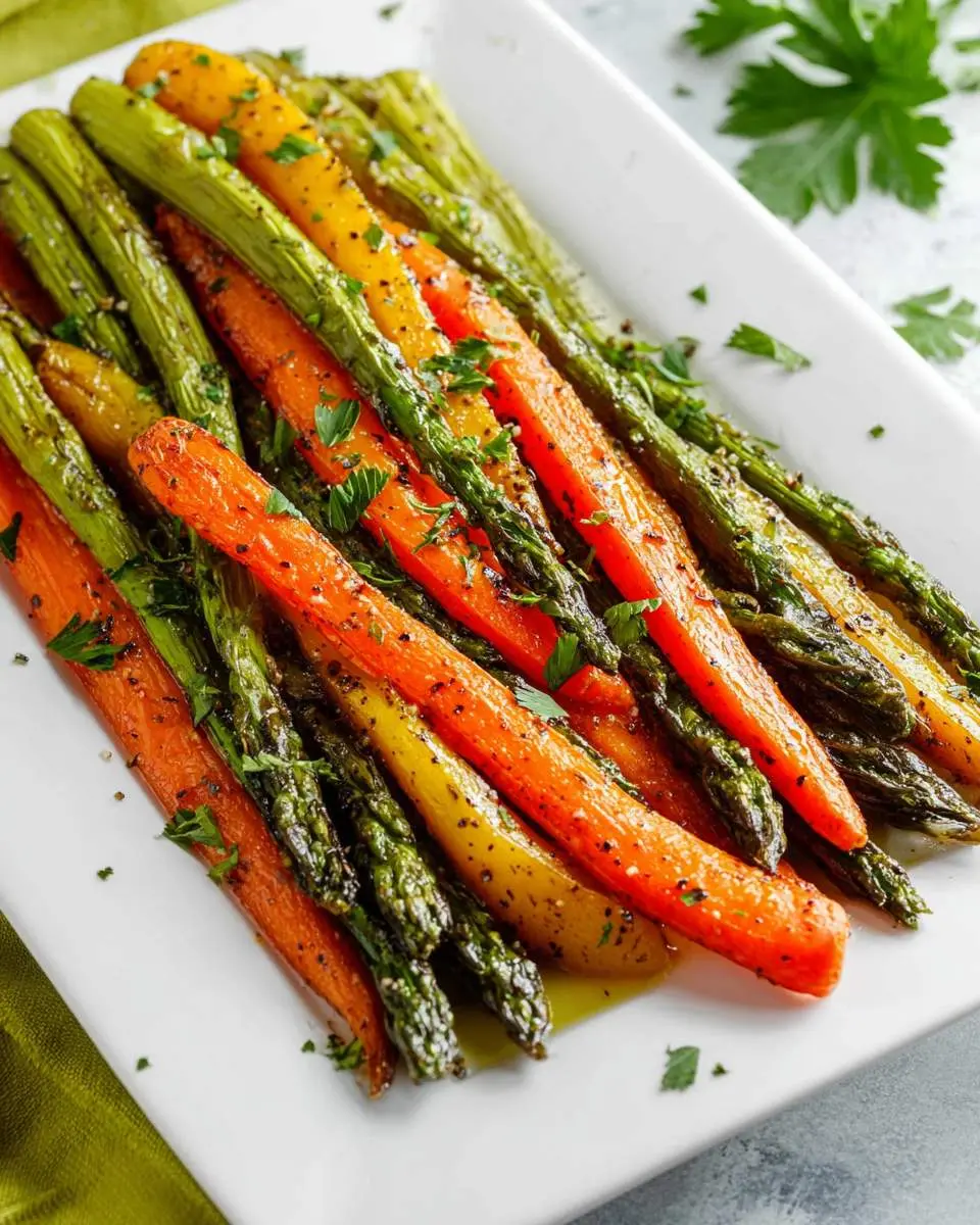 roasted asparagus and carrots recipe 1
