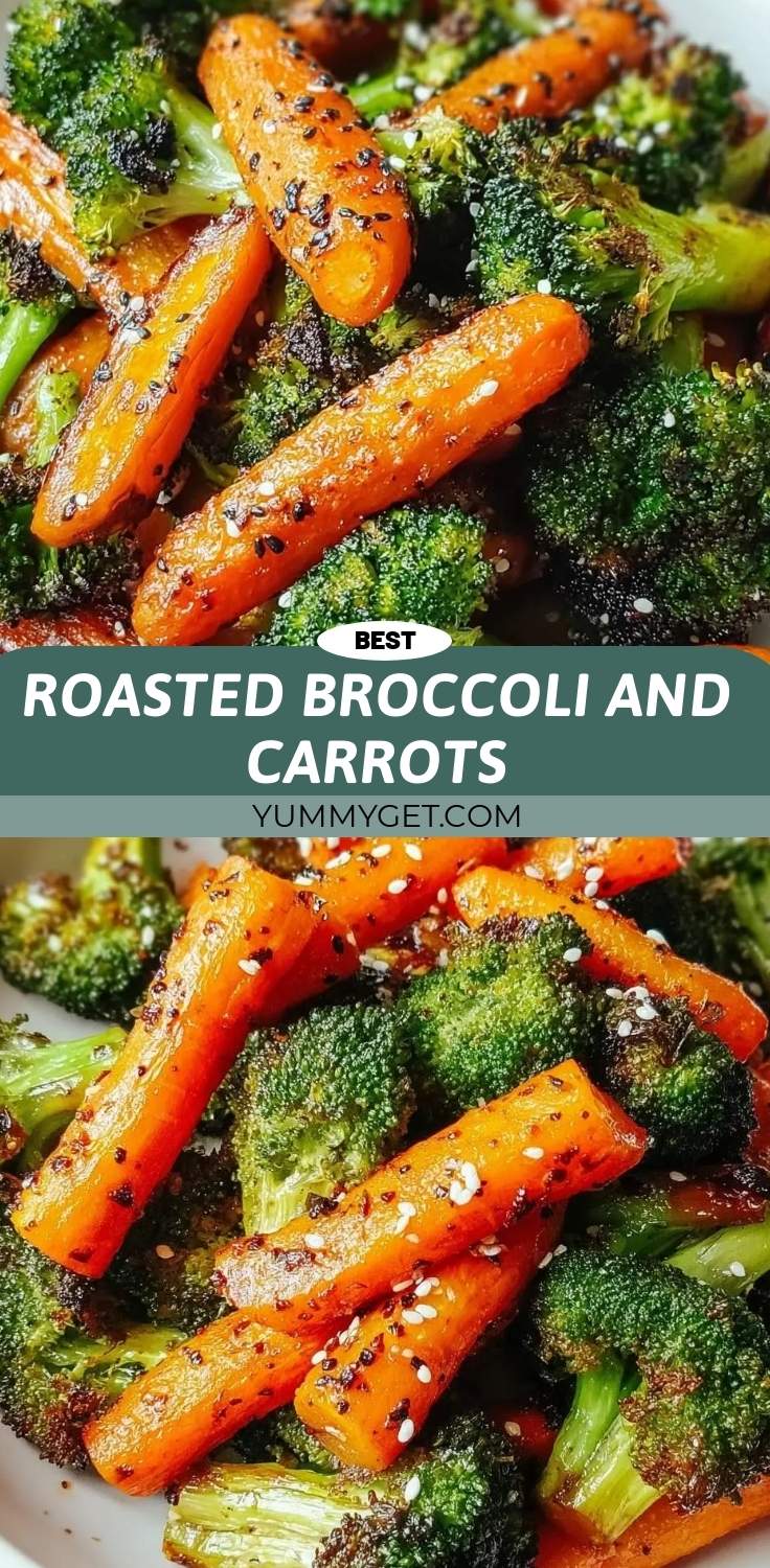 roasted broccoli and carrots pinterest