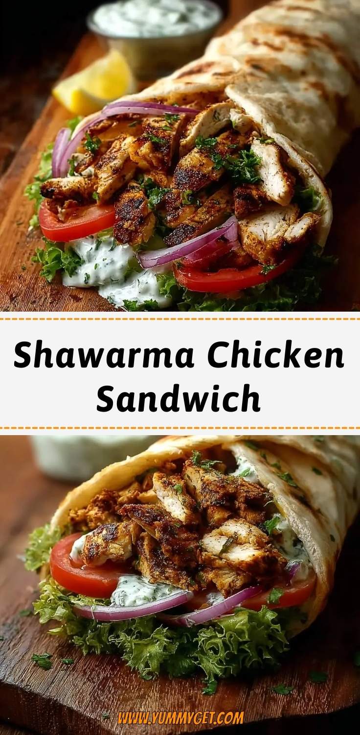 shawarma chicken sandwich pinterest